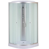 Душовий бокс STRONG SB-02-FB-90x90x215/SATIN/без гідромасажу/низький піддон(MI6886)